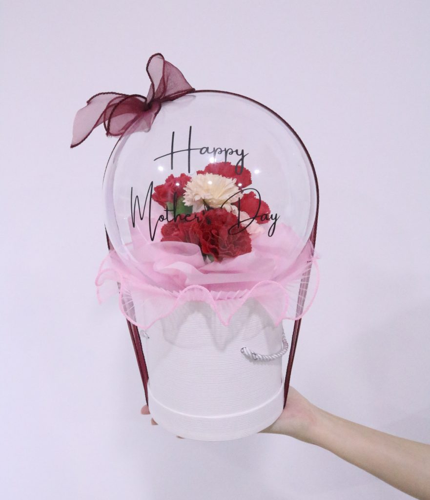 Flower in Box – 37 (Acrylic Ball) - Wish Flowers