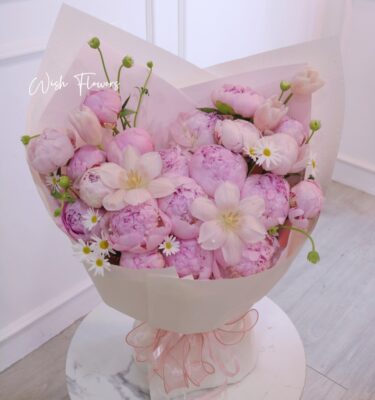 Sweet Peony Bouquet